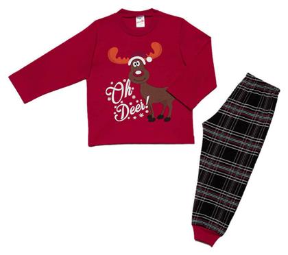 Minerva Παιδική Πιτζάμα Χειμωνιάτικη Oh Deer