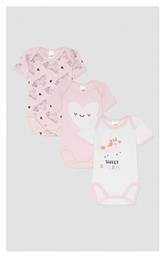 Minerva Σετ Κορμάκια Λευκο-ροζ