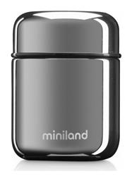 Miniland Βρεφικό Θερμός Φαγητού Deluxe Mini Ανοξείδωτο Silver 280ml