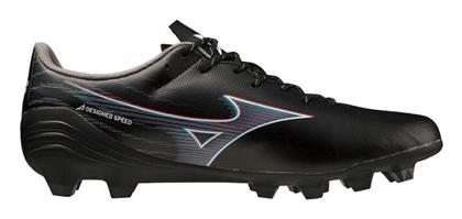 Mizuno Alpha Select Ποδοσφαιρικά Παπούτσια με Τάπες Μαύρα