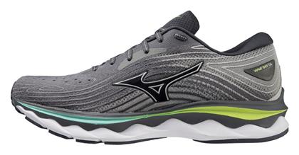 Mizuno Wave Sky 6 Ανδρικά Αθλητικά Παπούτσια Running Γκρι