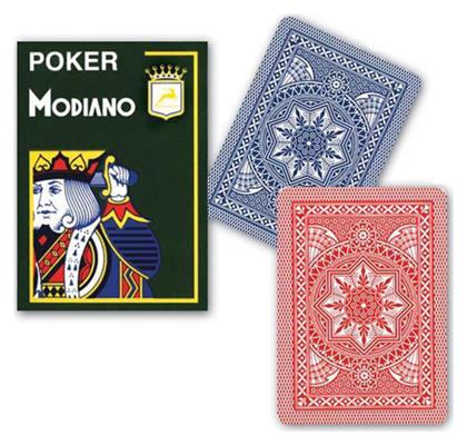 Modiano Cristallo Poker Τράπουλα Πλαστικοποιημένη για Poker Μπλε από το Plus4u