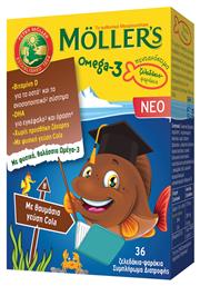Moller's Omega-3 Ιχθυέλαιο 36 κάψουλες 36 ζελεδάκια