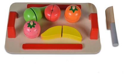 Moni Παιχνίδι Φρούτα & Λαχανικά από Ξύλο για 3+ Ετών 5τμχ