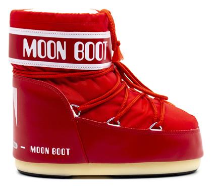 Moon Boot Icon Low Γυναικείες Μπότες Χιονιού Κόκκινες