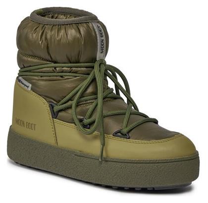 Moon Boot Ltrack Low Nylon Wp Γυναικείες Μπότες Χιονιού Χακί