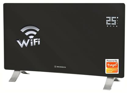 Morris Θερμοπομπός Δαπέδου 2400W με Ηλεκτρονικό Θερμοστάτη και WiFi 86.5x47.5cm Μαύρος