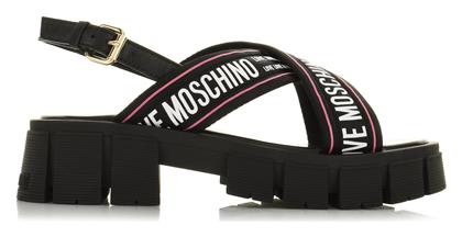 Moschino Γυναικεία Πέδιλα σε Μαύρο Χρώμα