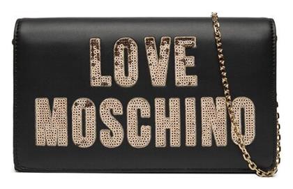 Moschino Γυναικεία Τσάντα Ώμου Μαύρη από το Epapoutsia