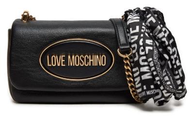 Moschino Γυναικεία Τσάντα Ώμου Μαύρη από το Epapoutsia