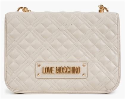 Moschino Jc4000 Γυναικεία Τσάντα Ώμου Μπεζ από το Epapoutsia