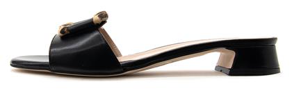 Mourtzi Δερμάτινα Mules Μαύρα 2/25604