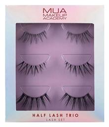 MUA Half Trio Ψεύτικες Βλεφαρίδες σε Μαύρο χρώμα