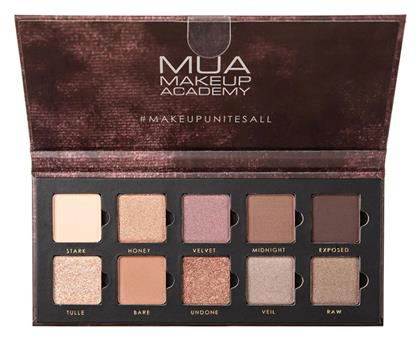 MUA Velvet Nudes Παλέτα με Σκιές Ματιών σε Στερεή Μορφή Πολύχρωμη 11gr
