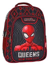 Must Spiderman Queens New York City Τσάντα Πλάτης Κόκκινη 25lt