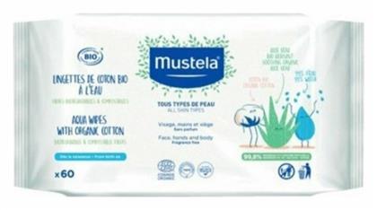 Mustela Μωρομάντηλα με 99% Νερό με Aloe Vera 60τμχ