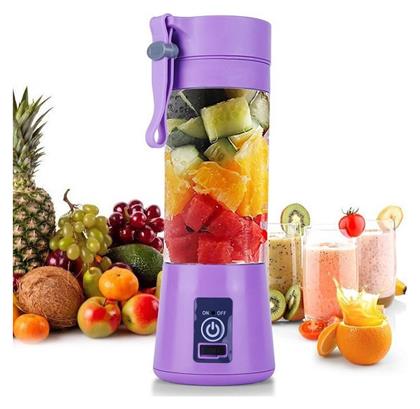 MW-20001 Μωβ Μπλέντερ για Smoothies με Κανάτα 0.38lt και Ισχύ 180Watt