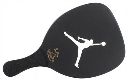 My Morseto Fashion Air Jordan Ρακέτα Παραλίας Μαύρη 400gr με Μαύρη Ίσια Λαβή