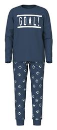 Name It Παιδική Πιτζάμα Χειμωνιάτικη Βαμβακερή Dark Denim