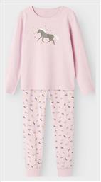 Name It Παιδική Πιτζάμα Χειμωνιάτικη Βαμβακερή Ροζ