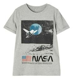Name It Παιδικό T-shirt Γκρι NASA