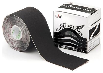 Nasara Tape Κινησιοθεραπείας 5cm x 5m Μαύρο από το Pharm24