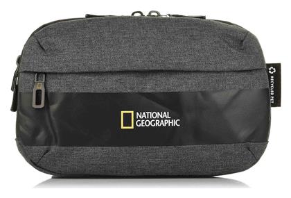 National Geographic Ανδρικό Τσαντάκι Μέσης Γκρι από το Brandbags