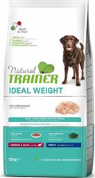 Natural Trainer Ideal Weight Adult Medium & Maxi 12kg Ξηρά Τροφή Διαίτης για Ενήλικους Σκύλους Μεσαίων & Μεγαλόσωμων Φυλών με Κρέας από το Plus4u