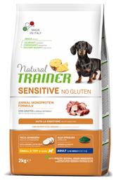 Natural Trainer Sensitive Adult Mini 2kg Ξηρά Τροφή χωρίς Γλουτένη για Ενήλικους Σκύλους Μικρόσωμων Φυλών με Πάπια