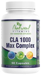 Natural Vitamins με CLA 1000mg 60 κάψουλες