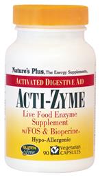 Nature's Plus Acti Zyme χωρίς Γλουτένη 90 φυτικές κάψουλες από το Pharm24