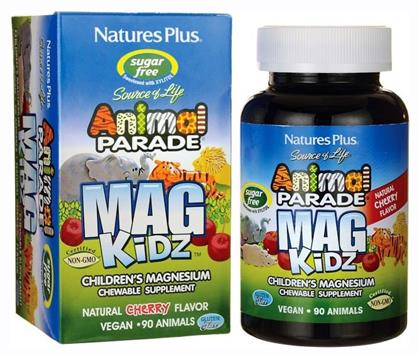 Nature's Plus Animal Parade Mag Kidz Κεράσι Μαγνήσιο 90 μασώμενες ταμπλέτες από το Pharm24