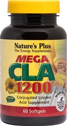 Nature's Plus Mega CLA Συμπλήρωμα Διατροφής 1200mg 60 μαλακές κάψουλες από το Pharm24