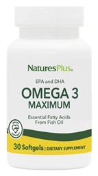 Nature's Plus Omega 3 Maximum Ιχθυέλαιο 1τμχ
