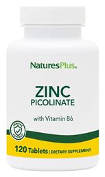 Nature's Plus Zinc Picolinate with Vitamin B6 120 ταμπλέτες από το Pharm24