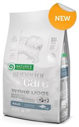 Nature's Protection Superior Care White Dogs Adult 10kg Ξηρά Τροφή χωρίς Σιτηρά για Ενήλικους Σκύλους Μικρόσωμων Φυλών με Ψάρια