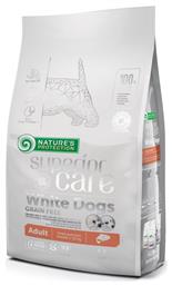 Nature's Protection Superior Care White Dogs Adult Small & Mini 10kg Ξηρά Τροφή χωρίς Σιτηρά για Ενήλικους Σκύλους Μικρόσωμων Φυλών με Σολομό