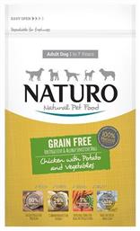 Naturo Adult Dog Chicken with Potato & Vegetables 2kg Ξηρά Τροφή χωρίς Σιτηρά για Ενήλικους Σκύλους με Κοτόπουλο και Λαχανικά από το Plus4u