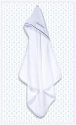 Nautica Βρεφική Κάπα-Μπουρνούζι με Κουκούλα Ριγέ Γκρι