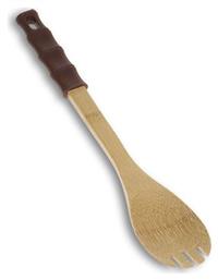 Nava Bamboo Ρηχή Κουτάλα Κουζίνας Ξύλινη Μπεζ 30.5cm 2τμχ