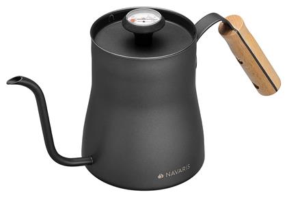 Navaris Βραστήρας Ανοξείδωτος σε Μαύρο Χρώμα 1000ml