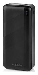 Nedis UPBKPD30000 Power Bank 30000mAh 20W με Θύρα USB-A και Θύρα USB-C Power Delivery Μαύρο από το e-shop