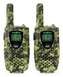 Nedis WLTK0810BK Walkie Talkie με Μονόχρωμη Οθόνη Σετ 2τμχ Camo Green από το e-shop