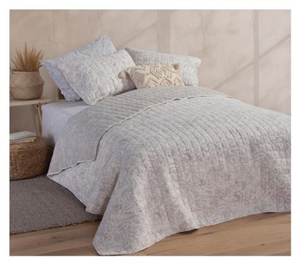 Nef-Nef Homeware Garnet Κουβερλί Υπέρδιπλο Microfiber Grey 230x240cm