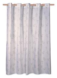 Nef-Nef Homeware Claris Κουρτίνα Μπάνιου 180x180cm Εκρού