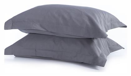 Nef-Nef Homeware Elements Σετ Μαξιλαροθήκες Oxford Graffite 52x72εκ.