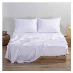 Nef-Nef Homeware Υπέρδιπλο 160x200+30εκ. με Λάστιχο Basic 200 White