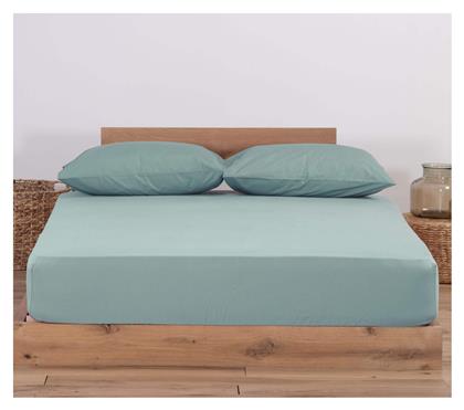 Nef-Nef Homeware Υπέρδιπλο 160x200+30εκ. με Λάστιχο Jersey Mint