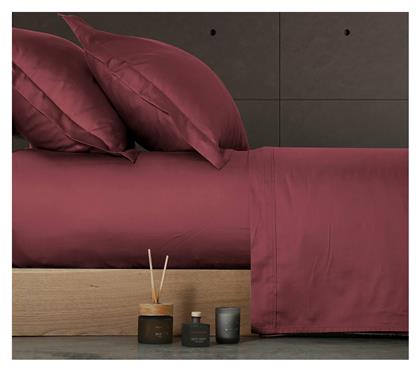 Nef-Nef Homeware King Size 180x200+35εκ. με Λάστιχο Elements Bordo από το Spitishop