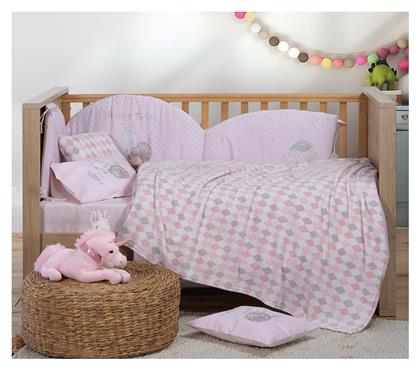 Nef-Nef Homeware Κουβέρτα Αγκαλιάς & Λίκνου Fleece Pink 75x110εκ. 036122 από το Aithrio